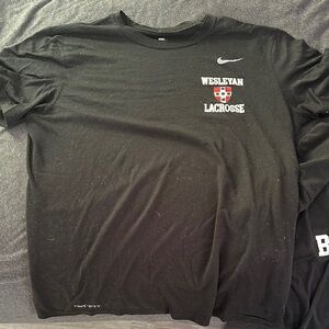 Nike Black Wesleyan Lacrosse Tee